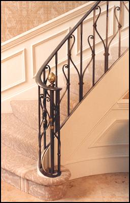 curved railing photo