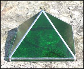 Green pyramid photo