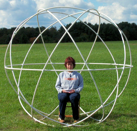 Meditating in 8 ft. Heliosphere (Genesa Crystal)