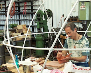 Brad working in Heliosphere
