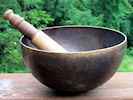 Brass singing bowl