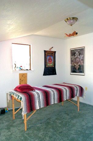 Healing center table