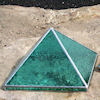 Stained glass pyramid