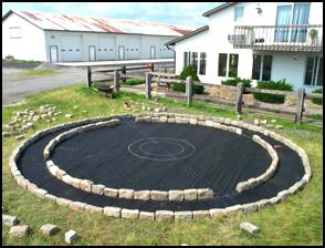 Medicine Wheel construction photo 6