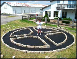 Medicine Wheel construction photo 7