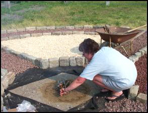 Medicine Wheel construction photo 10